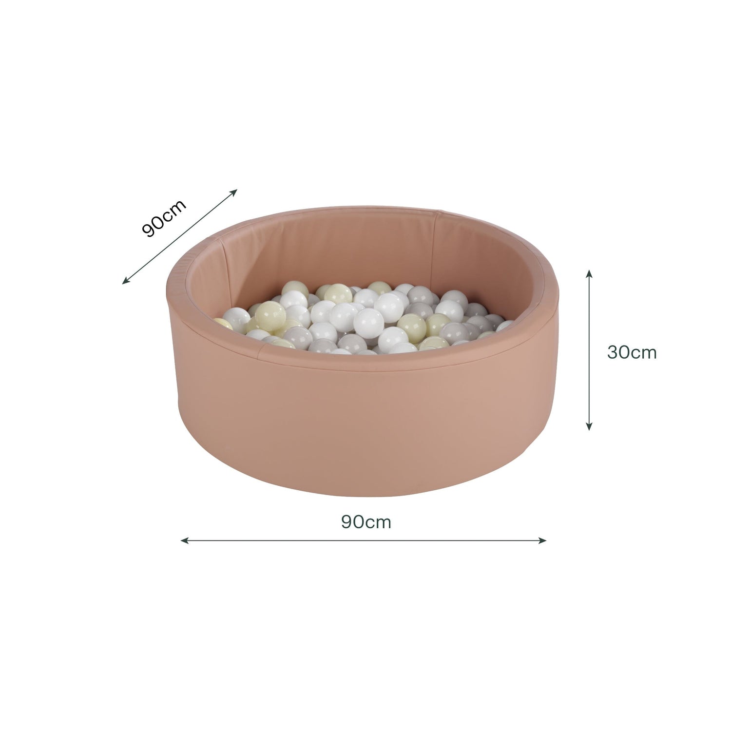 CuddleCo Soft Play Ball Pit with Balls - Tuscany