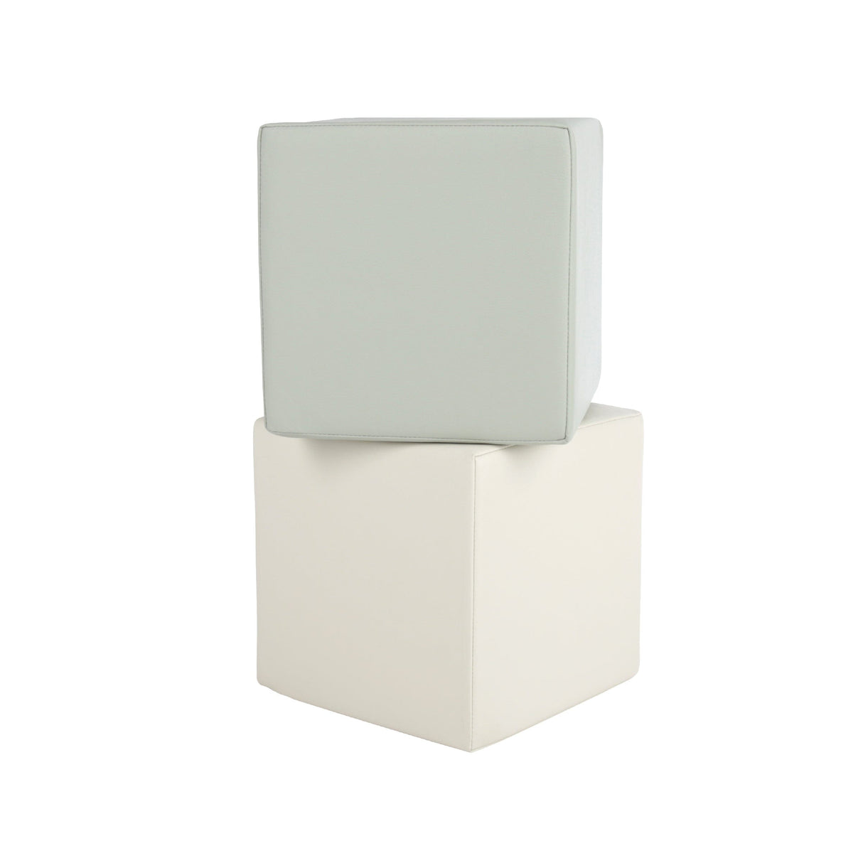 CuddleCo Soft Play Cubes 2 Piece - Sea Salt & Pebble