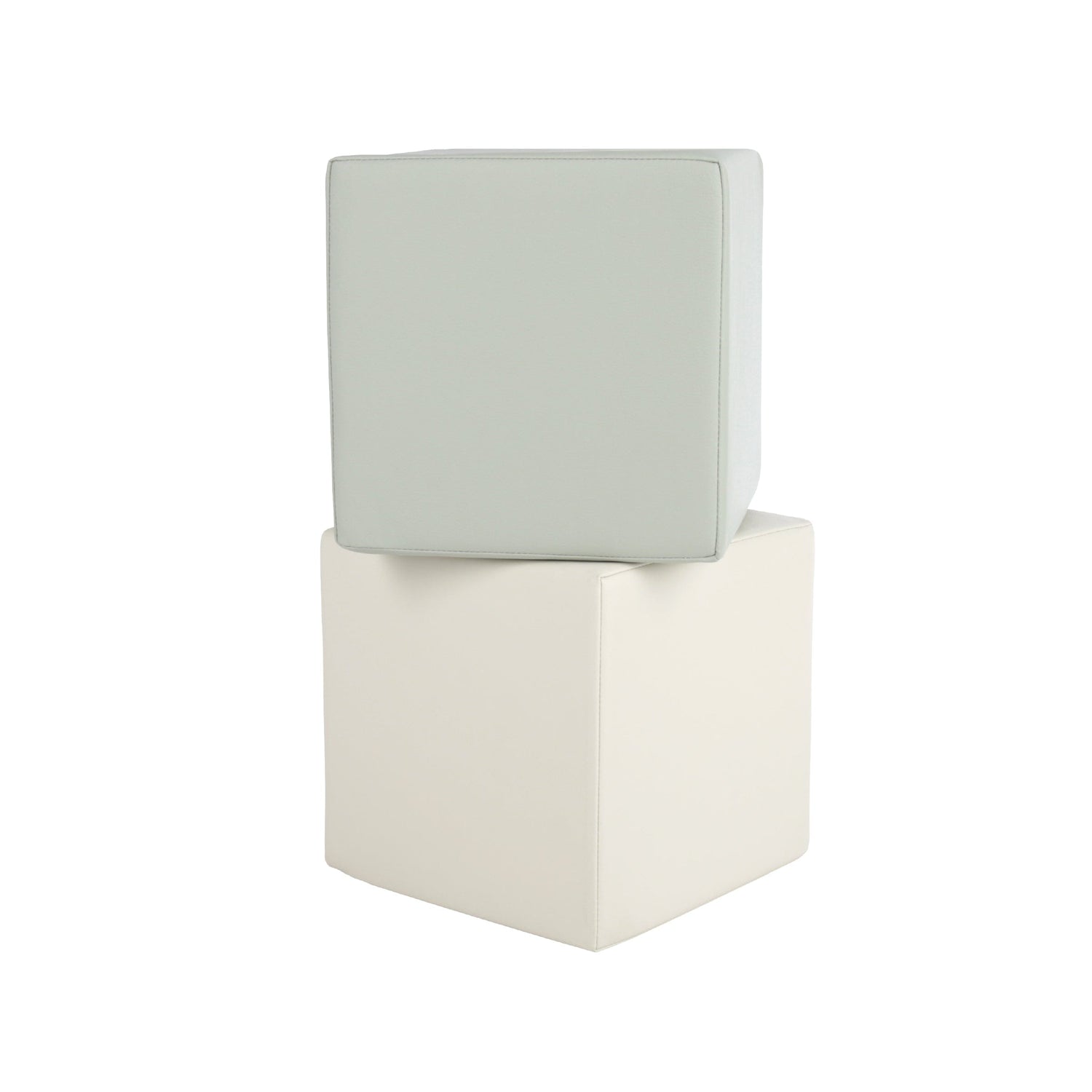 CuddleCo Soft Play Cubes 2 Piece - Sea Salt & Pebble