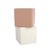 CuddleCo Soft Play Cubes 2 Piece - Tuscany & Pebble
