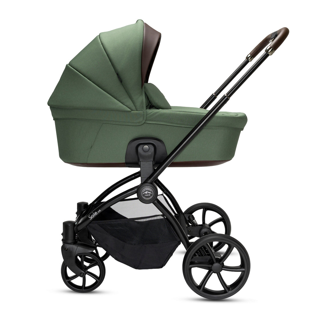 Noordi Sole V3 - 2in1 Pushchair with ThermoCot™ Carrycot, Woodland Green