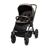 Noordi Sole V3 - 3in1 Travel System with ThermoCot Carrycot + Terra i-Size Car Seat, Woodland Green