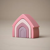 Obaby Little Stacking House Baby Toy - Pink