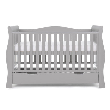 Obaby Stamford Luxe Sleigh 2 Piece Room Set - Warm Grey