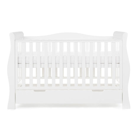 Obaby Stamford Luxe Sleigh 3 Piece Room Set - White