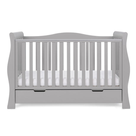 Obaby Stamford Luxe Sleigh 2 Piece Room Set - Warm Grey