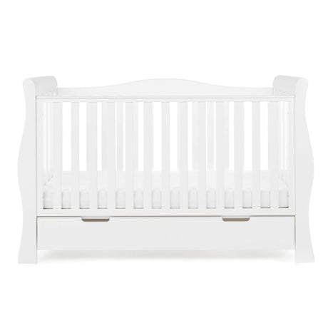 Obaby Stamford Luxe Sleigh 2 Piece Room Set - White