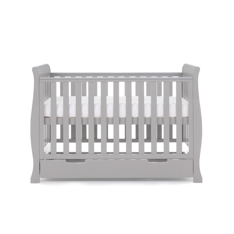 Obaby Stamford Mini Sleigh 3 Piece Room Set - Warm Grey