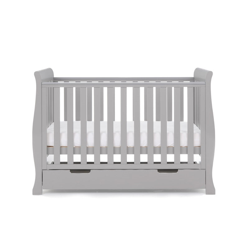 Obaby Stamford Mini Sleigh 3 Piece Room Set - Warm Grey