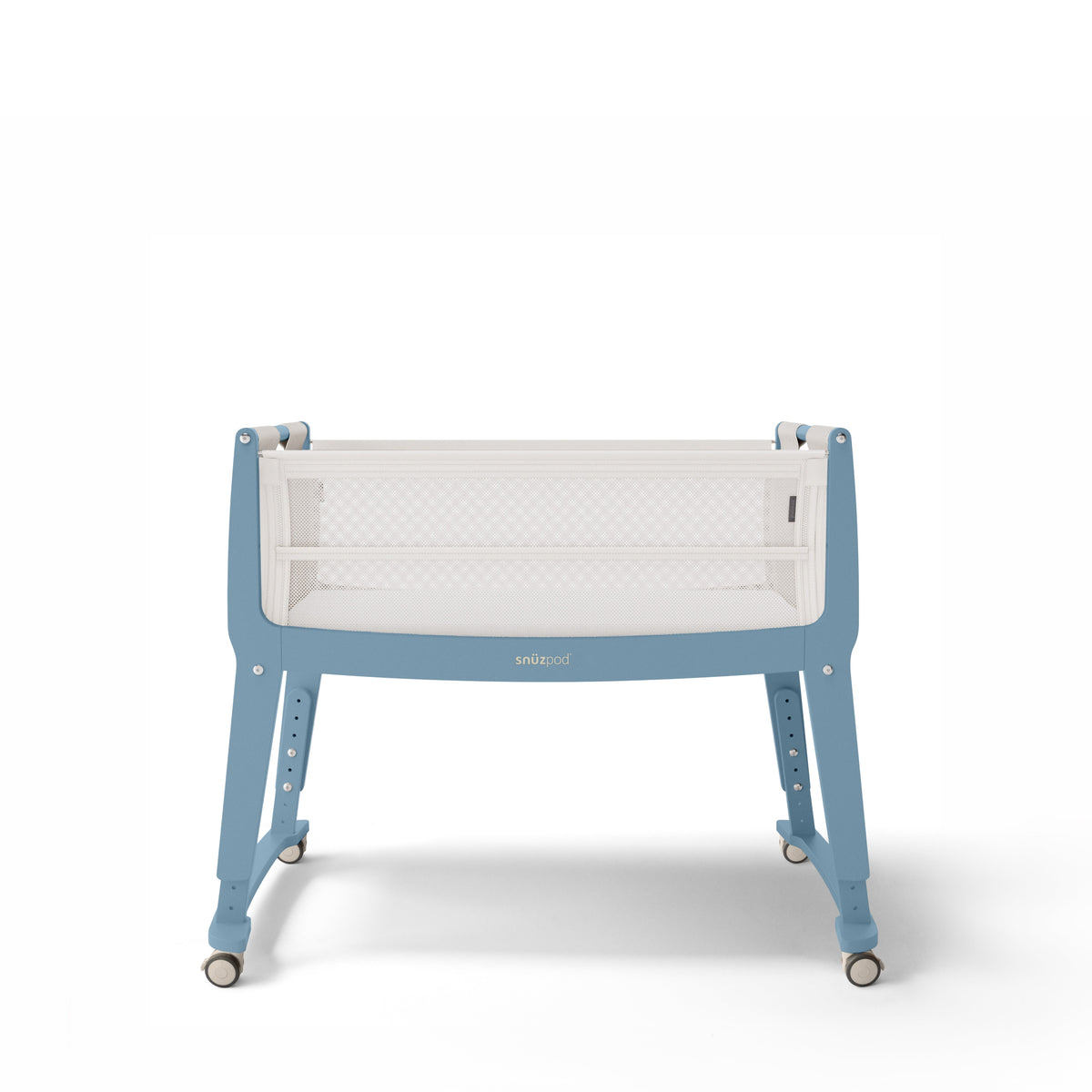 SnuzPod Studio Bedside Crib - Santorini Sky