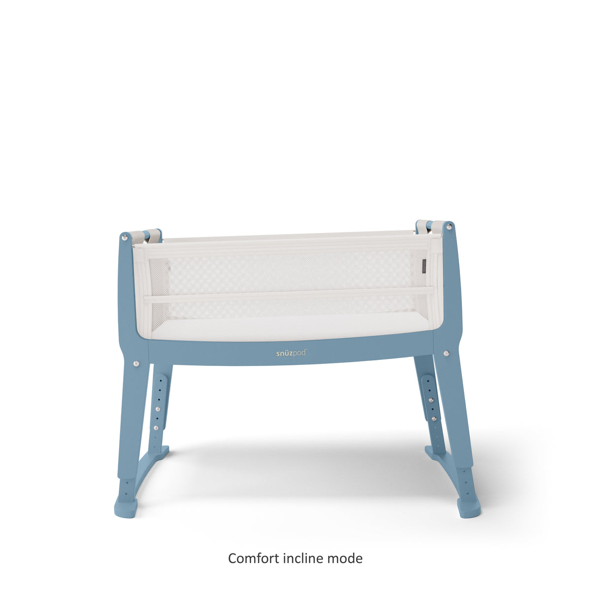 SnuzPod Studio Bedside Crib - Santorini Sky