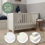Tutti Bambini Supreme Alba Mini Cot Bed, Mattress & Bedding Bundle - Cocoon