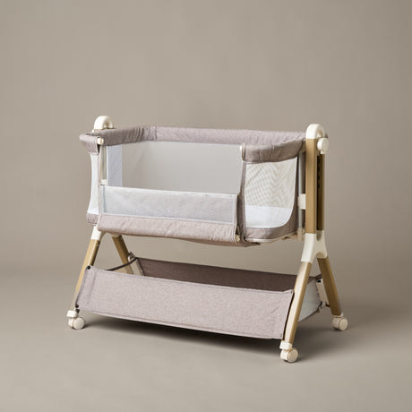 Obaby Cloud Bedside Crib - Nutmeg