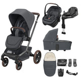 Maxi-Cosi FAME 8 Piece Ultimate Travel System - Moon Graphite