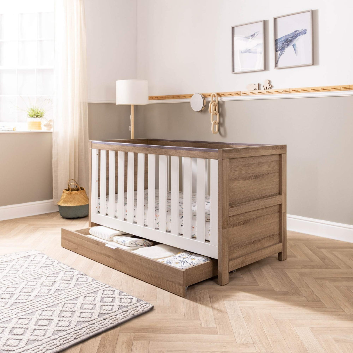 Tutti Bambini Underbed Storage Drawer - Oak