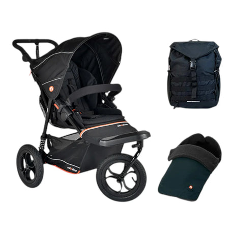 Out n About Nipper V6 Single Adventure Bundle - Summit Black 1
