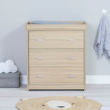 Babymore Veni 2 Piece Room Set - Oak