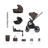 Venicci Claro 2 Luxury 4in1 Tiago Bundle - Chocolate