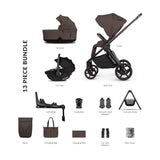 Venicci Claro 2 Ultimate 4in1 Tiago Plus Bundle - Chocolate