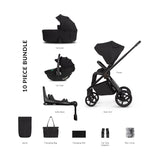 Venicci Claro 2 Luxury 4in1 Tiago Bundle - Noir