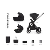 Venicci Claro 2 Comfort 3in1 Tiago Bundle - Noir