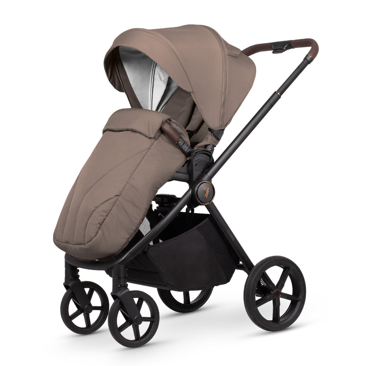 Venicci Claro Complete Travel System Bundle + 360 Isofix Base - Almond 4