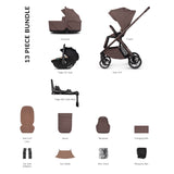 Venicci Tila 13 Piece Luxury 4in1 Tiago Bundle - Noce