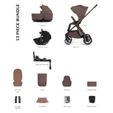 Venicci Tila 13 Piece Luxury 4in1 Tiago Bundle - Noce