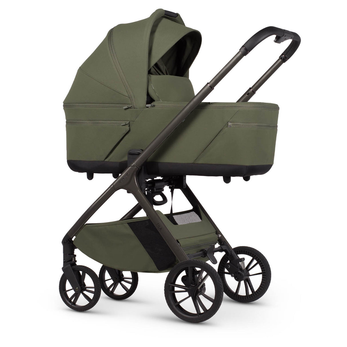 Venicci Tila 12 Piece Comfort 3in1 Tiago Bundle - Olive