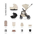 Venicci Tila 12 Piece Comfort 3in1 Tiago Bundle - Sabbia