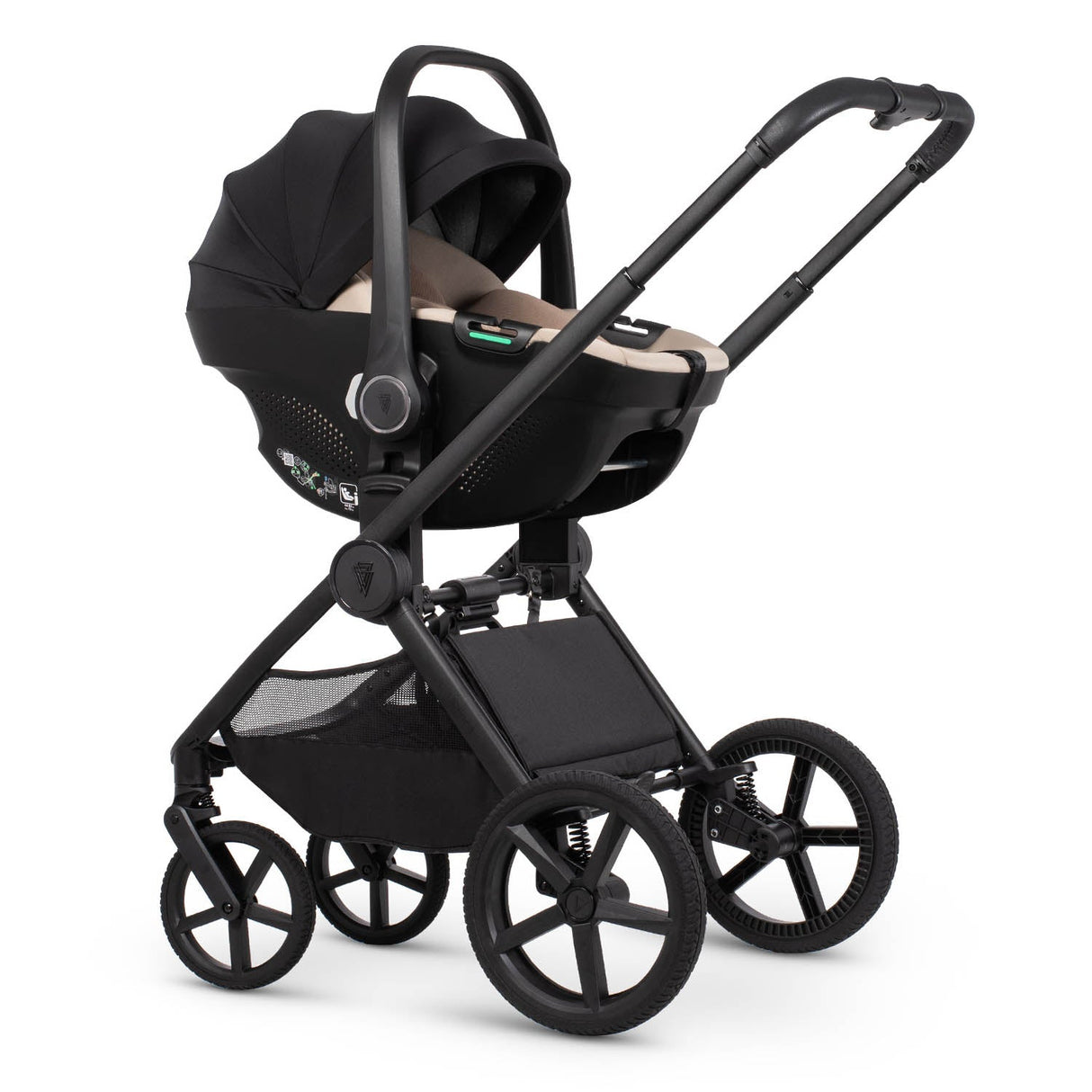 Venicci Upline 3 Luxury 4in1 Tiago Car Seat & 360 Base Bundle - Onyx