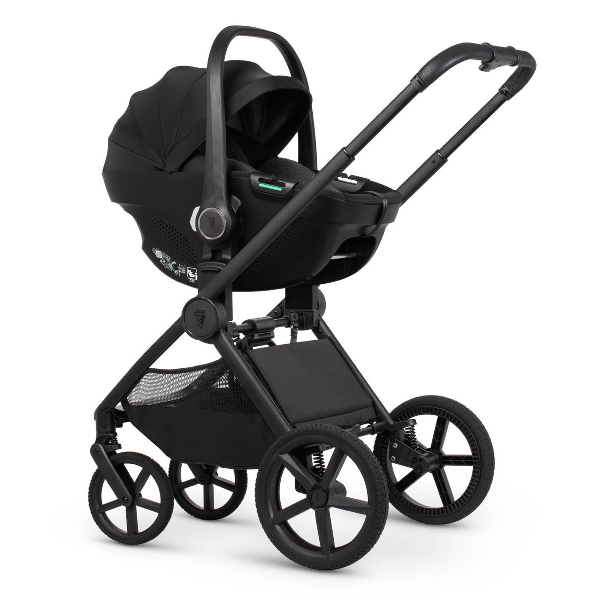 Venicci Upline 3 Luxury 4in1 Tiago Car Seat & 360 Base Bundle - Onyx