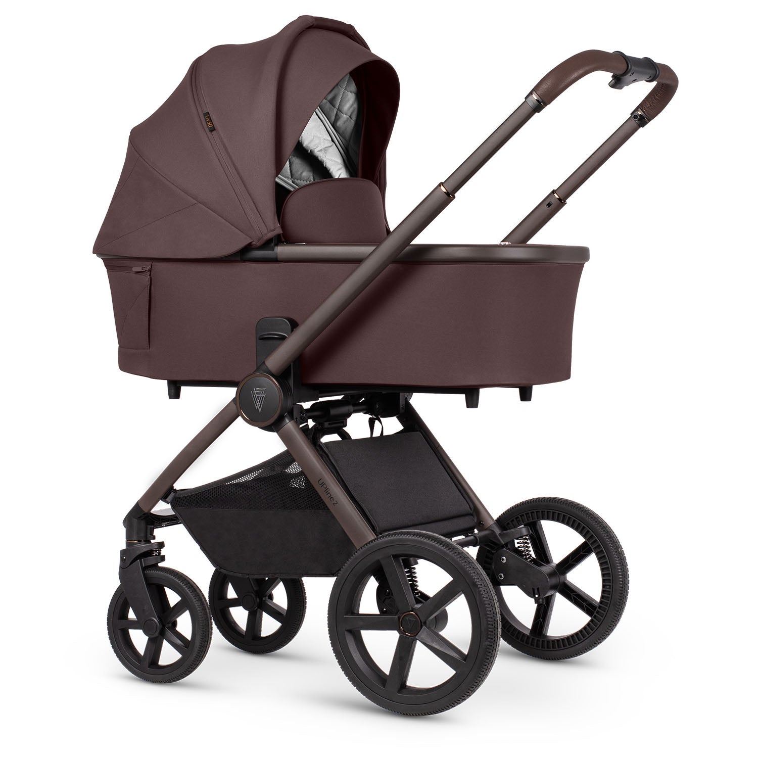 Venicci Upline 2 SE with Maxi-Cosi Cabriofix i-Size & Base Travel System Bundle - Burgundy 10