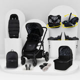 Cosatto Wow 3 All Stage Family Rotate & Recline 2 Base Bundle - Silhouette