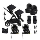 Cosatto Wow XL Twin Rotating Everything Bundle - Silhouette