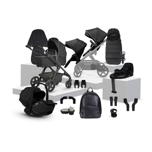 Silver Cross Wave 3 Growing Family + Glide Plus 360 & Base Bundle - Onyx 1