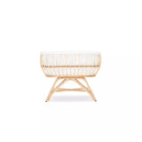 CuddleCo Aria Rattan Crib - Natural