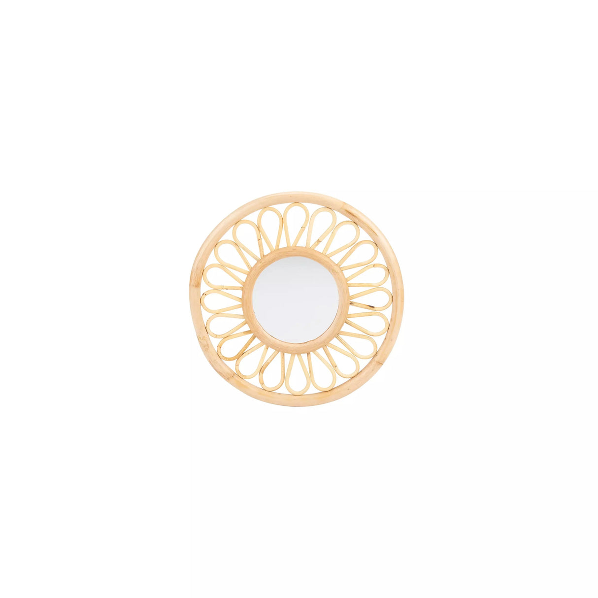 CuddleCo Aria Mirror - Rattan