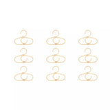 CuddleCo Aria Set of 9 Hangers - Rattan