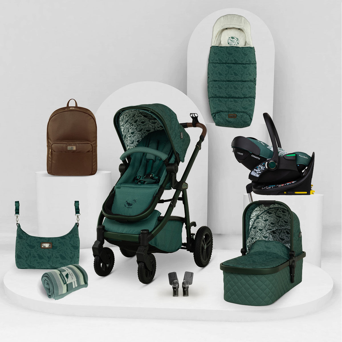 Cosatto Wow 3 Special Edition Rotate & Recline Essentials Bundle - Wildwood