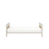 Tutti Bambini Essentials Alba Cot Bed - White Sand / Distressed Oak