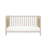 Tutti Bambini Essentials Alba Cot Bed - White Sand / Distressed Oak
