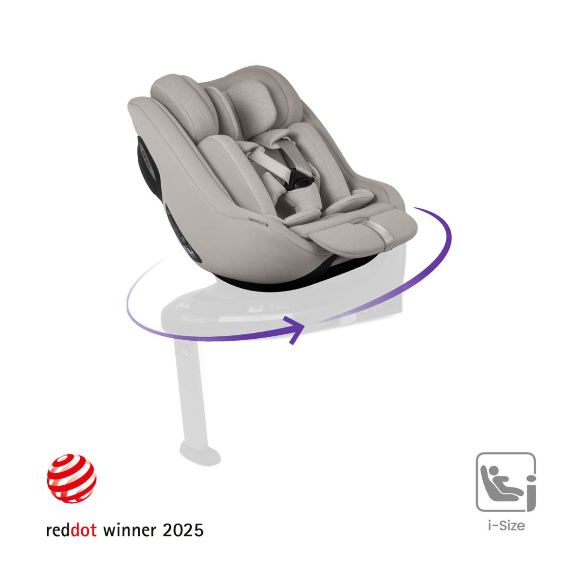 Silver Cross Approach Plus 360 Infant Car Seat - Natural Taupe 4
