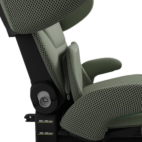 Axkid Up High Back Booster Car Seat - Nordic Bloom Green 9