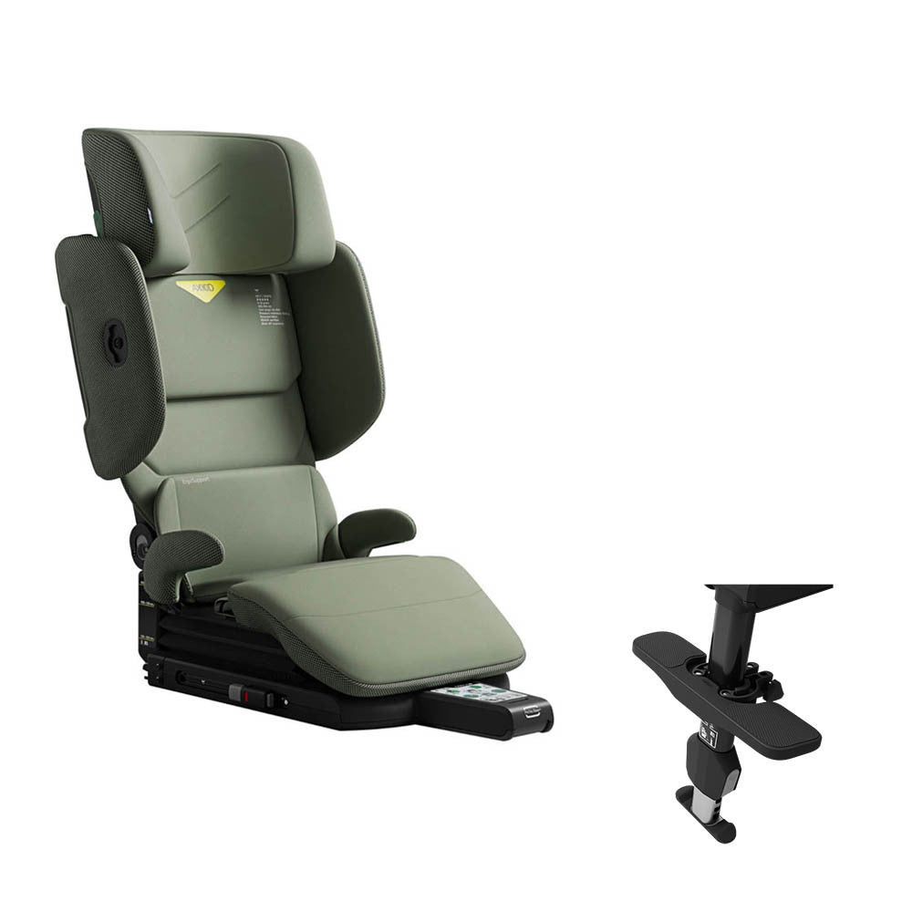 Axkid Up High Back Booster Car Seat - Nordic Bloom Green