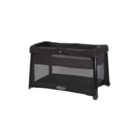 Graco FoldLite LX with Bassinet Travel Cot - Midnight