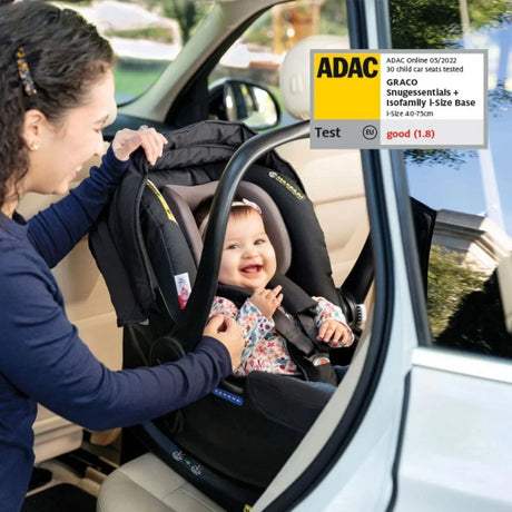 Graco SnugEssentials i-Size R129 Infant Car Seat - Midnight Black