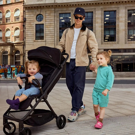 Bababing Auto-Fold Compact Stroller - Minky 3