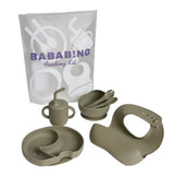 Bababing 18pc Raffi MK11 Home & Travel System, Home & Feeding Bundle with Spin Car Seat & Base - Minky 10