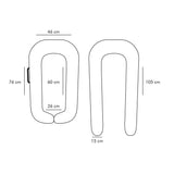 Noordi 2in1 Baby Nest & Maternity Pillow – Pregnancy to Baby Sleep Support